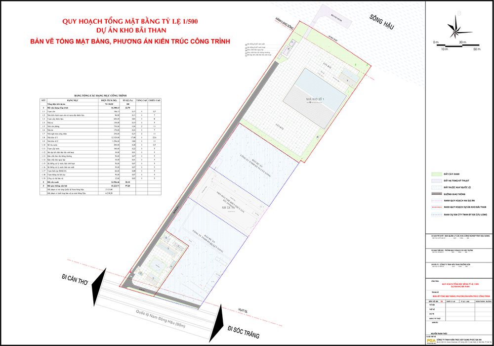 lap quy hoach tong mat bang du an kho bai